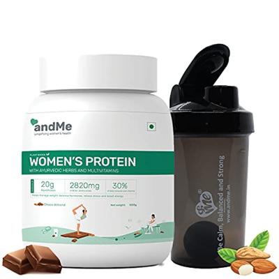 andMe Women's Protein Powder - Choco Almond 500 gm - Women Health
