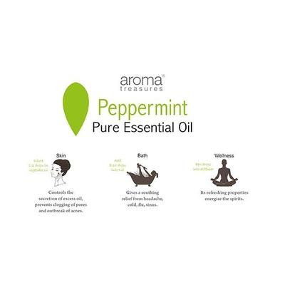 Aroma Treasures Pure Essential Oil - Peppermint 10 ml - Essential Oils