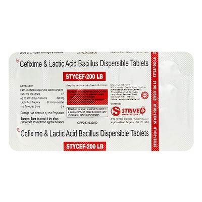 STYCEF LB Tablet 10's - Bacterial Infections-Cep