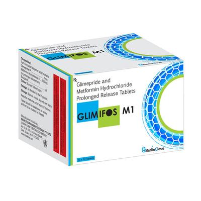 GLIMIFOS M 1mg Tablet 10's - Diabetes-Ant