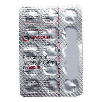 PA 650 IR Tablet 15's - Fever-Ana