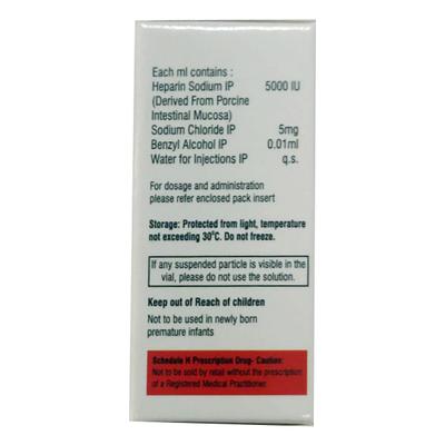 HEPARIN (INFALLIBLE) 25000iu Injection 5ml - Blood Clot-Ant