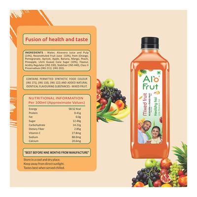 Axiom Alofrut Aloevera Pulp & Juice + Mixed Fruit Juice 300 ml - Ayurvedic Juices