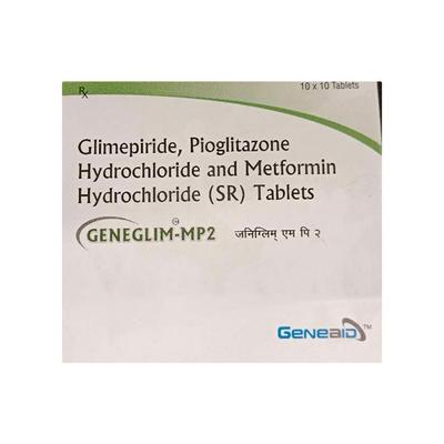 GENEGLIM MP 2 Tablet 10's - Diabetes-Ant