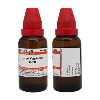 Dr.Willmar Schwabe Carbo Vegetabilis 30CH Liquid 30 ML - Dilutions