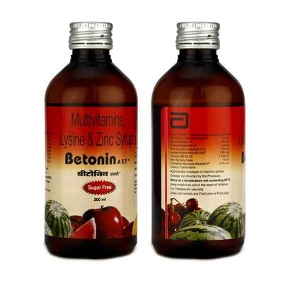Betonin Ast Sugar Free Syrup 200ml - Supplements-Vam