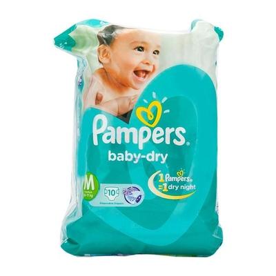 Pampers Baby-Dry (M) 10's - Diapers & Wipes