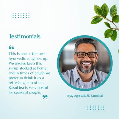 Maharishi Ayurveda Kasni Cough Syrup 100 ml - Cough & Cold (Ayush)