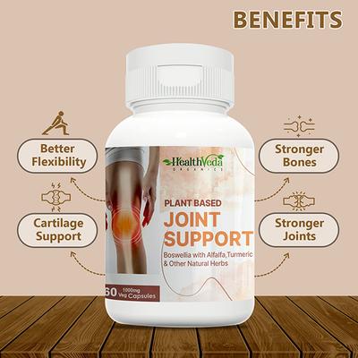 Health Veda Plant Based Joint Support 1000 mg Veg Capsule 60's - Calcium And Minerals