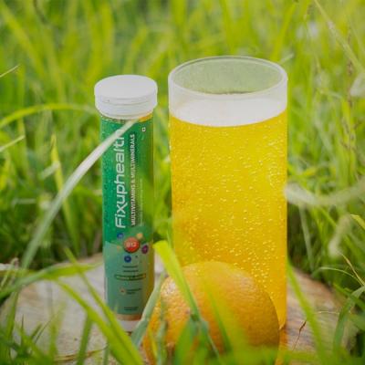 FixUpHealth Multivitamins and Multiminerals Effervescent Tablet - Orange Flavour (Pack of 3 x 20s) 1's - Multi-Vitamins