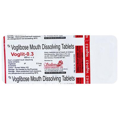 VOGLIT 0.3 Tablet 10's - Diabetes-Ant