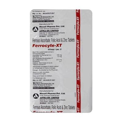 Ferrocyte XT Tablet 10'S - Iron Supplement/Anaemia-Vma