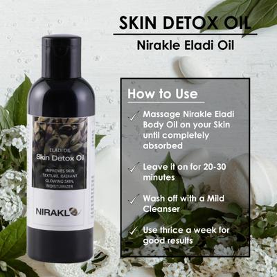 Nirakle Eladi Skin Detox Oil 50 ml - Personal Care (Ayush)