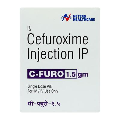C FURO 1.5gm Injection 1's - Bacterial Infections-Cep
