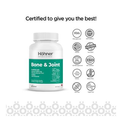 Hohner Bone & Joint Tablet 60's - Calcium And Minerals