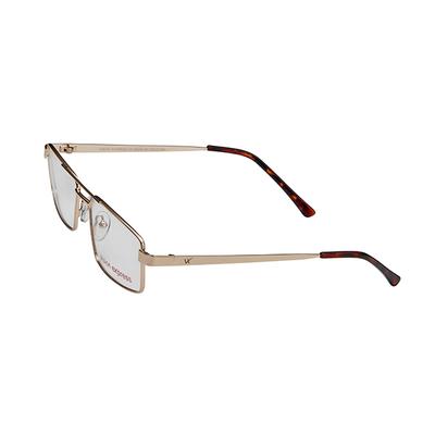 Vision Express 29450 Gold Rectangle Eyeglasses (Including Anti-Reflective Coating Lens) 1's - Wearables Eye Glasses