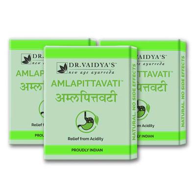 Dr. Vaidya's Amlapittavati Pills (Pack of 3 x 24's) - Speciality Medicines