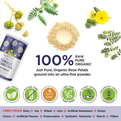 Organic Veda Tribulus Terrestris Fruit Powder 200 gm - Sexual Healthcare