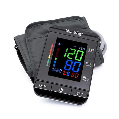 Vandelay Upper Arm Blood Pressure Monitor (Black) - Blood Pressure Monitor Device