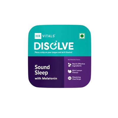 Healthkart HK Vitals Disolve Melatonin Strips - Mint Lemon 30's - Multi-Vitamins
