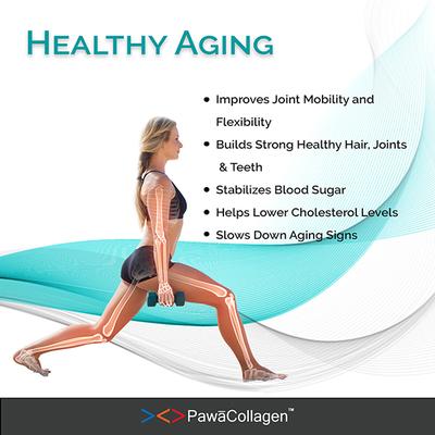PawaCollagen Hydrolysed Marine Collagen Dietary Supplement Powder 200 gm - Hair & Skin