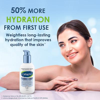 Cetaphil Optimal Hydration Replenishing Body Lotion, Lightweight and Non-Greasy 237 ml - Face Moisturizers
