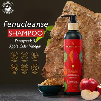Manestream FenuCleanse Shampoo - Fenugreek & Apple Cider Vinegar 250 ml - Shampoos