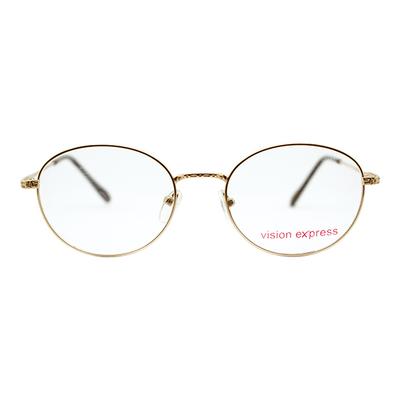 Vision Express 12042 MF (including UV blue lens) - Matt Gold - Women Eyeglasses