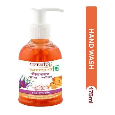 Patanjali Hand Wash - Almond Kesar 175 ml - Hand Wash & Soaps