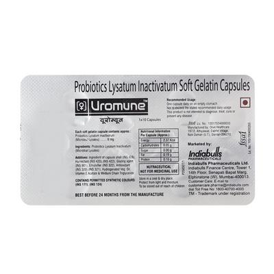 Uromune Capsule 10'S - Gastro Intestinal Motility Disorders-GIT