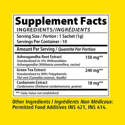 Killi Ashwagandha Instant Drink Sachet 10's - Green/Herbal Teas