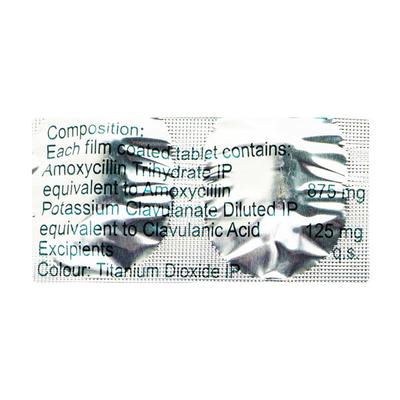 MOXCLAV 1gm Tablet 10's - Bacterial Infections-Pen