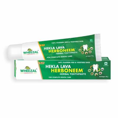 Wheezal Hekla Lava Herboneem Herbal Toothpaste 100 gm - Personal Care(Homeopathy)