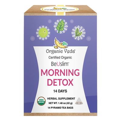 Organic Veda BeUslim Morning Detox Pyramid Tea Bags 14's - Speciality Medicines