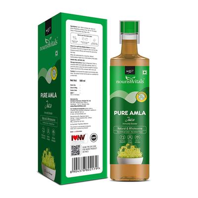 NourishVitals Pure Amla Juice 500 ml - Ayurvedic Juices