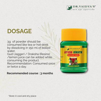 Dr. Vaidya's Ayush Kwath Powder (Pack of 2 x 50 gm) - Speciality Medicines