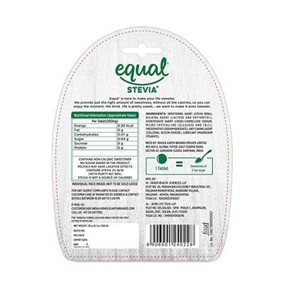 Equal Stevia Sweetener Tablet (Pack of 10 x 300's) 1's - Sugar Substitute