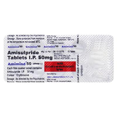 Amimind 50mg Tablet 10'S - Schizophrenia-Aps