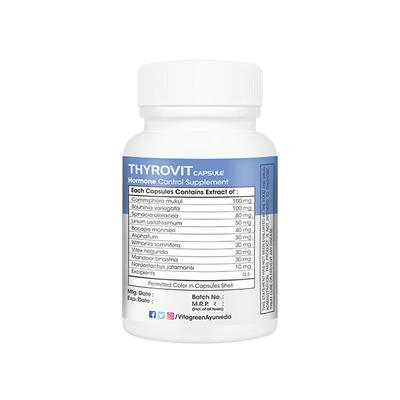 VitaGreen ThyroVit Capsules 30's - Herbal Dietary Supplement