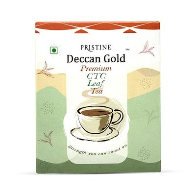 Pristine Deccan Gold Premium CTC Tea Leaves 250 gm - Green/Herbal Teas