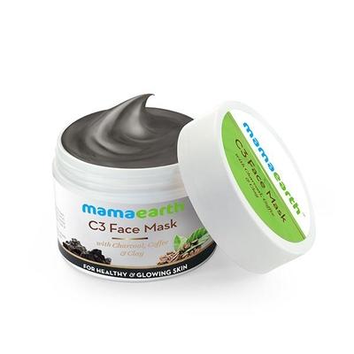 Mamaearth Charcoal Coffee and Clay Face Mask 100 ml - Masks & Peels