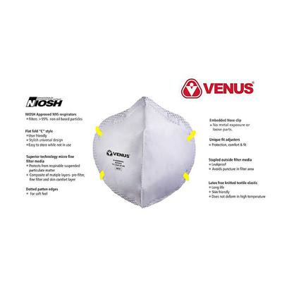 N95 Venus 4400 Mask (Pack of 2) - Face Mask