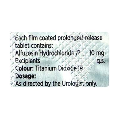 Alfman 10mg Tablet 10'S - Bladder And Prostate Disorders-Dru