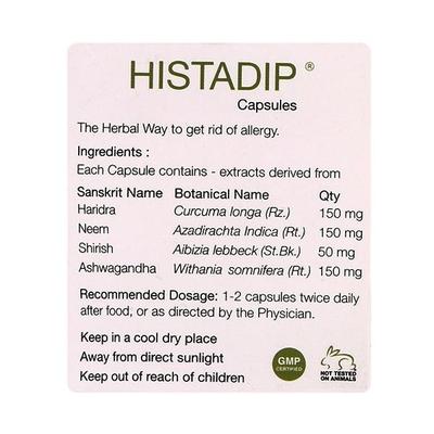 Kairali Histadip Capsules 60's - Speciality Medicines