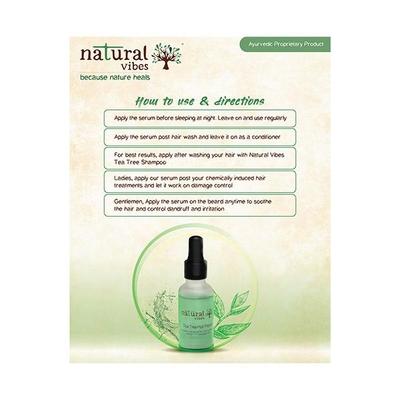 Natural Vibes Ayurvedic Tea Tree Hair Repair Serum 30 ml - Hair Serums