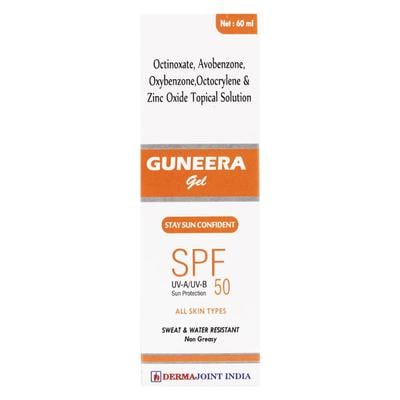GUNEERA SPF 50 UV A/UV B Gel 60ml - Sunscreen Preparations-Oth