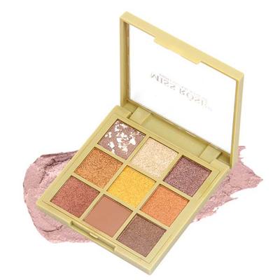 Miss Rose 9 Color Matte & Glitter Eyeshadow Palette 7001 - 123N 03 7.5 gm - Face Palettes