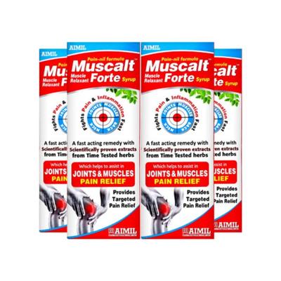 Aimil Muscalt Forte Syrup (Pack of 4 x 200 ml) - Speciality Medicines