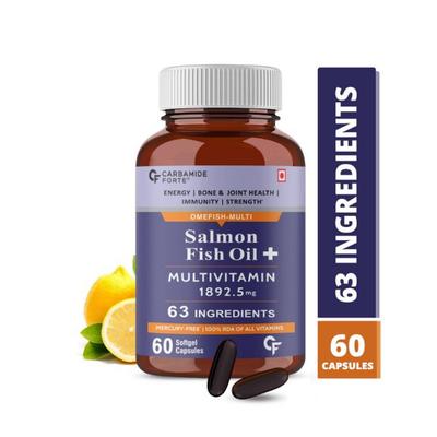 CF Omefish-Multi Salmon Fish Oil+ Softgel Capsule 60's - Omega Fish Oil Fatty Acids