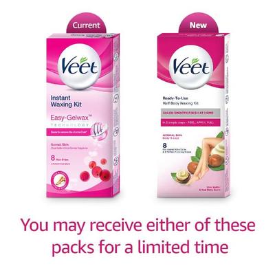 Veet Half Body Wax Strips - Normal Skin 8's - Shaving & Hair Removal